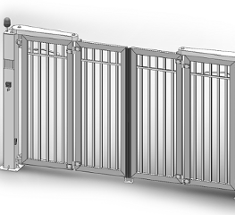 Bi-Fold Gates