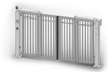 Bi-Fold Gates