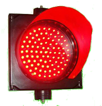 KRG1584 LED Traffic Light Single Aspect 24VDC 12VDC