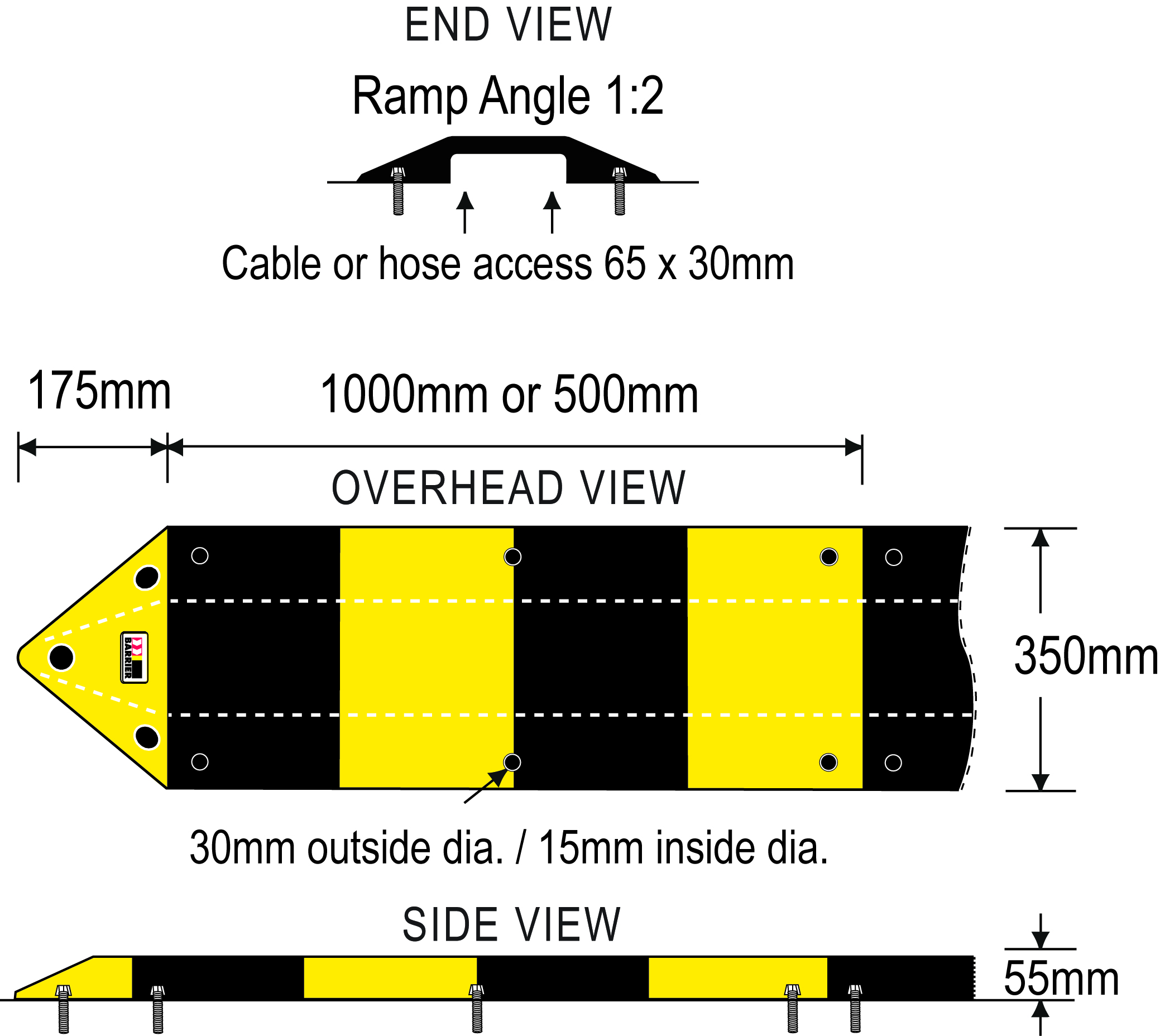 KELRYAN SM1000HD Heavy Duty Steel Speed Hump Sydney, Wollongong, Newcastle, Canberra, Nowra