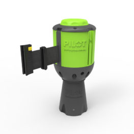 Pilot-BLK Pilot Retractable Belt Barrier