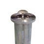 KR900 Manual Retractable Bollard Stainless Handle Up