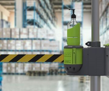Pilot Pedestrian Crowd Control Hygiene System
